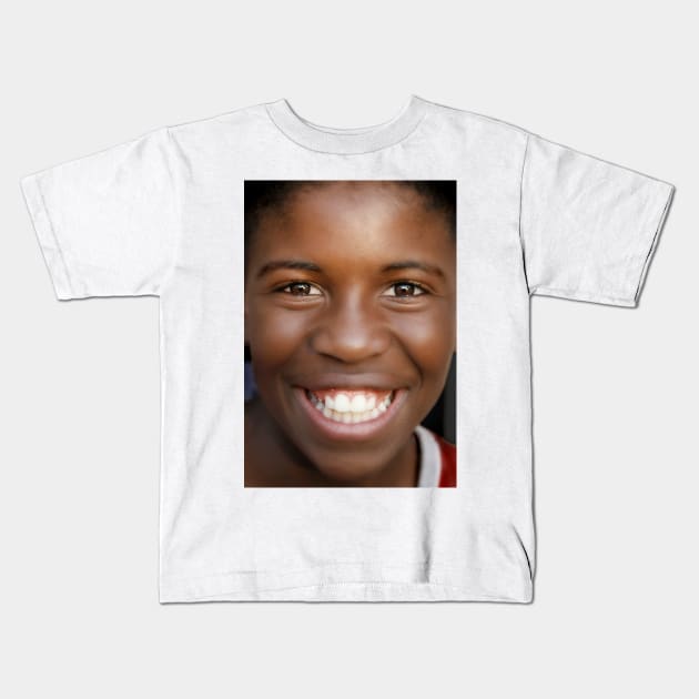 Perfect smile Kids T-Shirt by micklyn